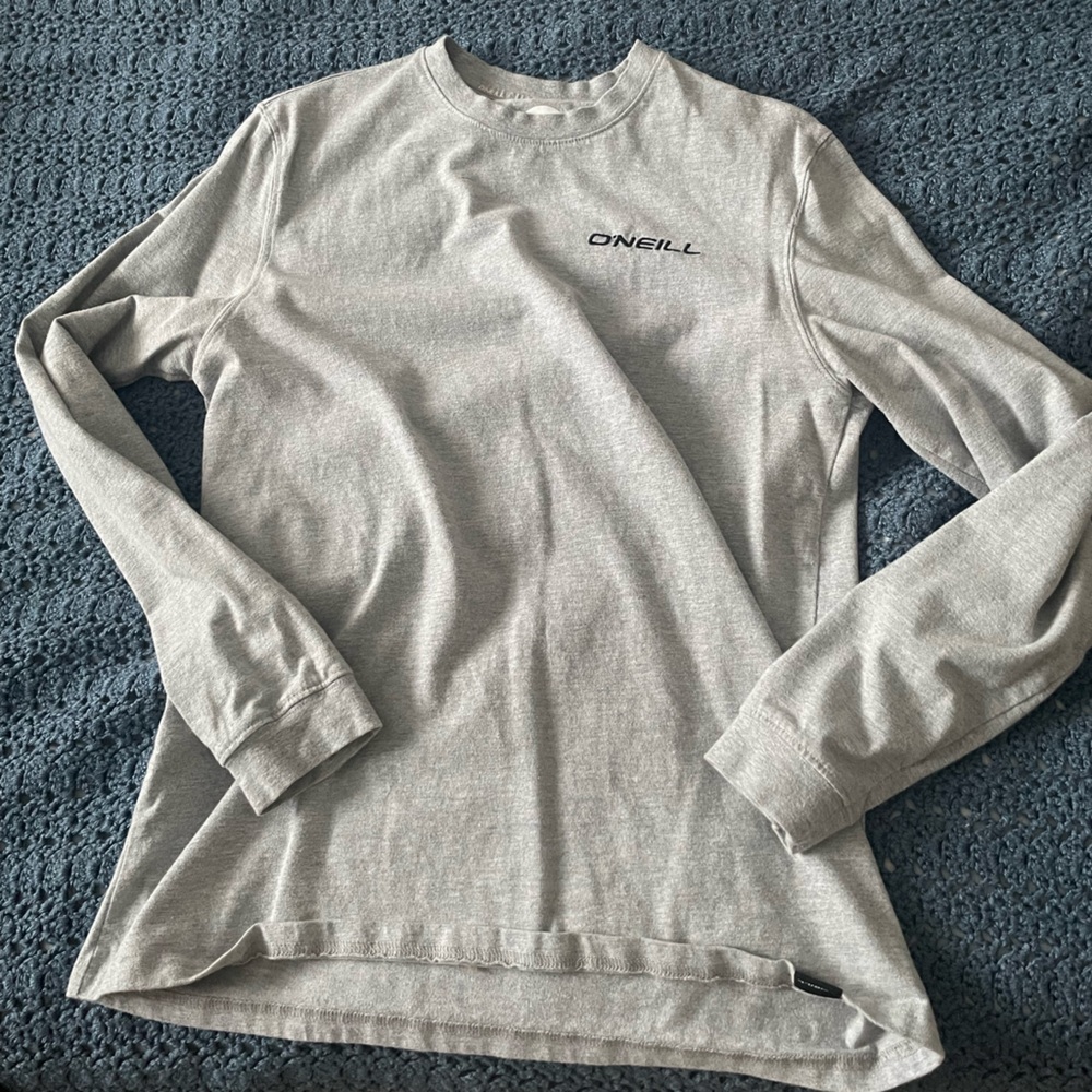 O'Neill Light Gray Crewneck long sleeve tee men's small